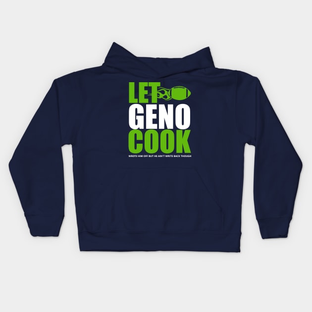 Let Geno Cook Kids Hoodie by Bigfinz